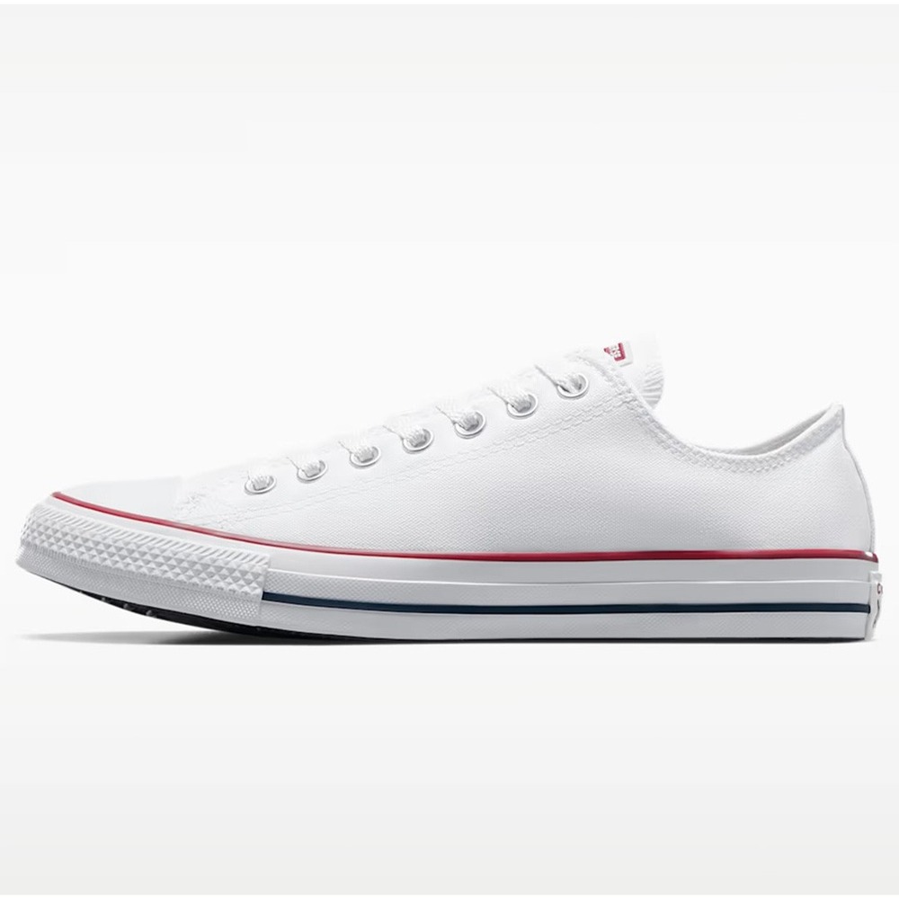 Converse Chuck Taylor All Star Low Top White Canvas Sneakers M7652 Mens 10